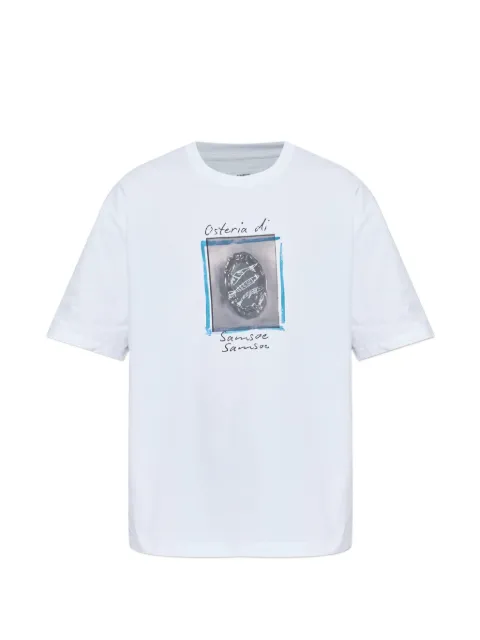 SAMSOE SAMSOE graphic T-shirt White U26100016