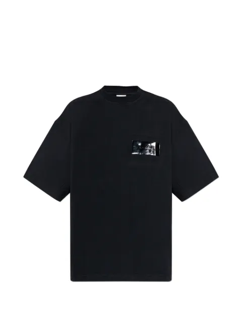 VETEMENTS black print T-shirt Black ME76TR148B