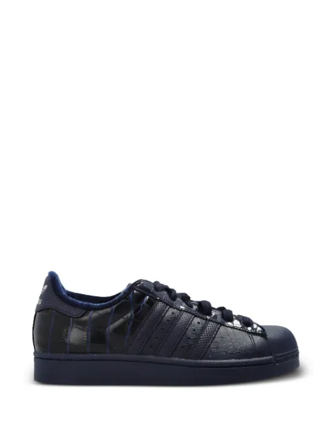 adidas Superstar II embossed lace-up sneakers Blue KI6585