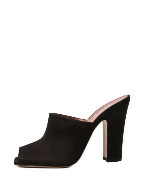 Paris Texas 100mm Rosie heeled mules Black PX1548XTSAT