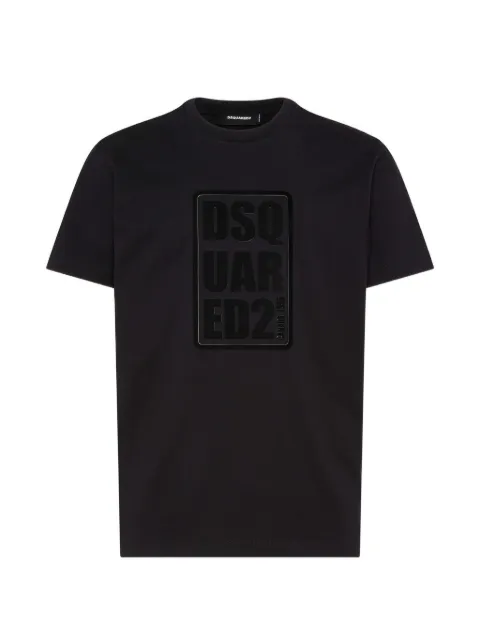 DSQUARED2 embossed crew-neck T-shirt Black S74GD1481D20020