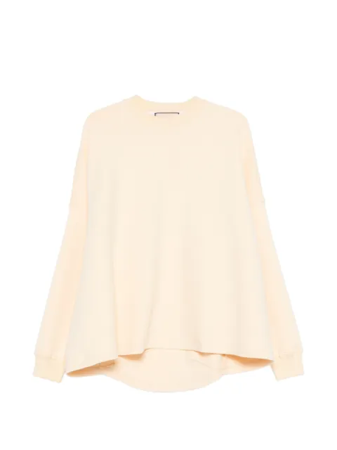 Plan C crew-neck sweatshirt Yellow FLCJG05SJ0TF005