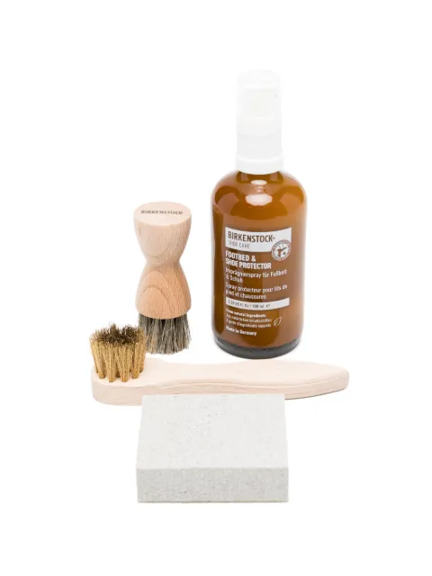 Birkenstock suede leather shoe care set Neutrals 1028789