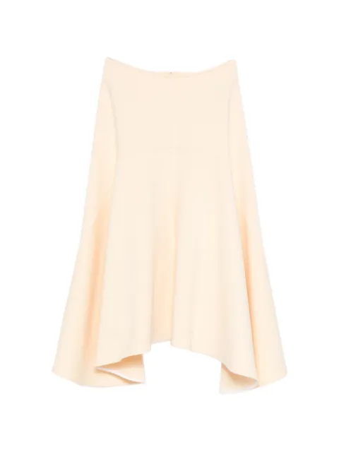 Plan C asymmetric skirt Neutrals GOCJE62A00TF005