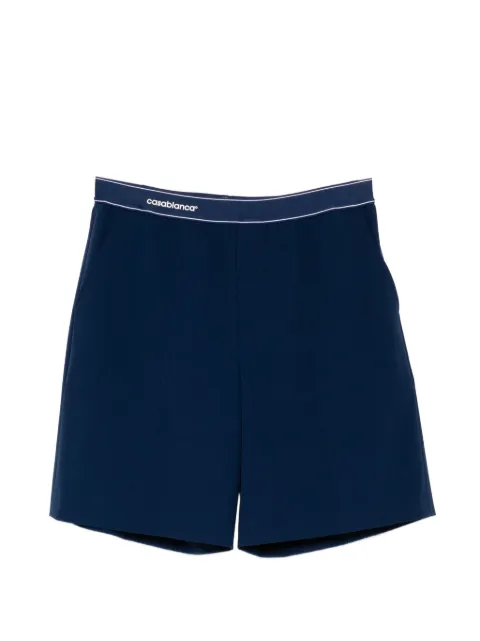 Casablanca logo-waistband shorts Blue MSP26TR37601