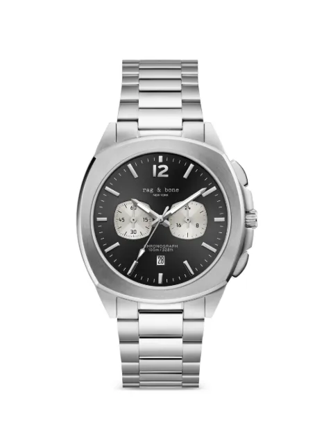 rag & bone Bleeker Chronograph 42mm watch Black RBG250034