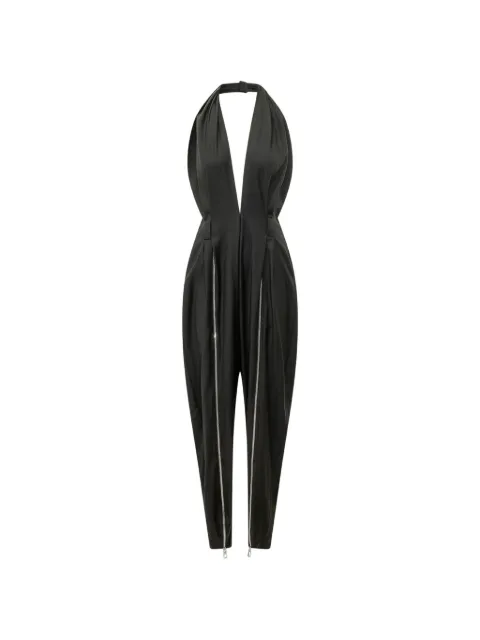 Coperni double-zipped sleeveless jumpsuit Black COPCO21F1023