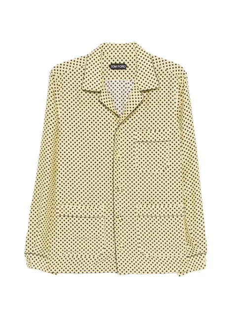 TOM FORD pattern shirt Yellow HXH015FMS095