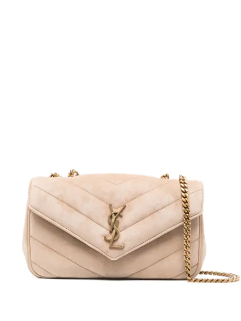 Saint Laurent small Lou Lou logo-plaque cross body bag Neutrals 801437AAEY6