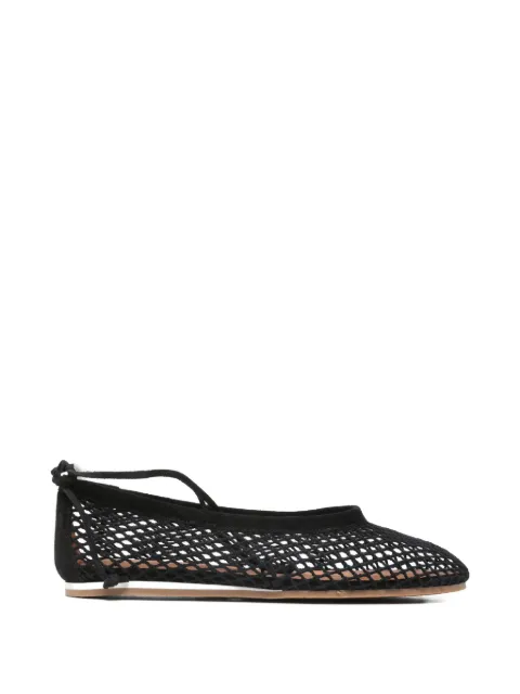 Forte Forte net-detail ballet flats Black 14722MYSHOES