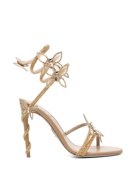 René Caovilla 105mm Margot sandals Gold C12603105R001V184