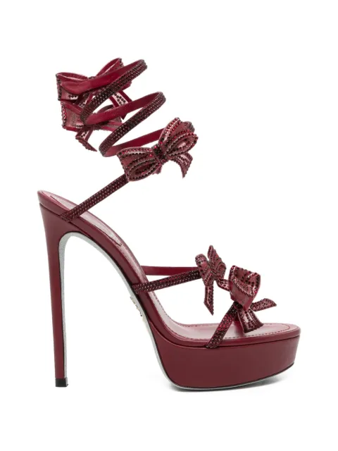 René Caovilla 130mm Cleo sandals Red C12835130RN01V316