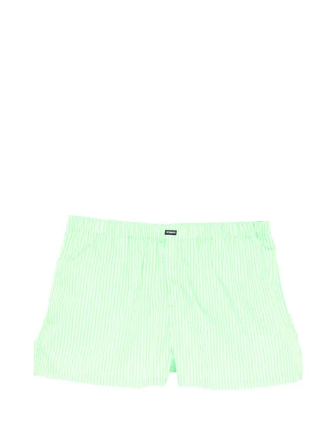 VETEMENTS striped shorts Green WE76SS390ES