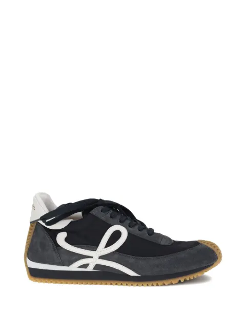 LOEWE Flow Runner 2.0 in nylon and suede sneakers Blue MLSR282X03