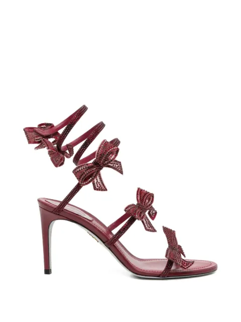 René Caovilla 80mm Cleo sandals Red C12835080RN01V316