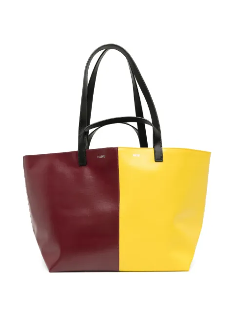 Cahu Le Pratique Bigout tote bag Red PZXMBUYENABURGUNDYYELLOW