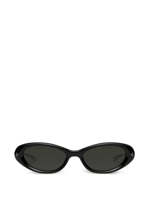 Gentle Monster Ora oval-frame sunglasses Black ORA01