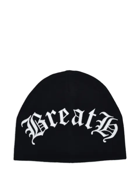 BREATH logo beanie hat Black BR25AWAC8008