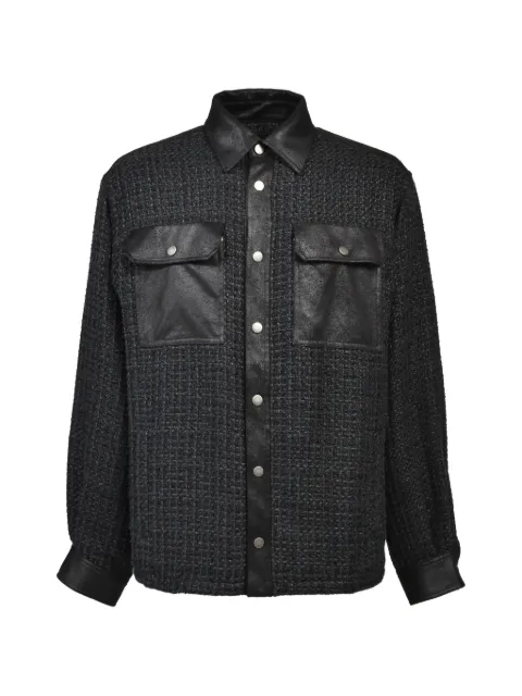 BREATH pocket panel shirt Black BR25AWS2005