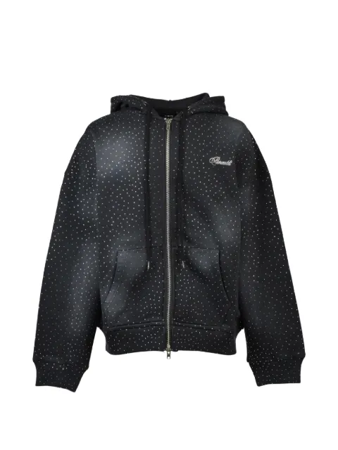 BREATH studded zip hooded sweater Black BR25AWC5013