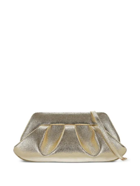 Themoirè Gea laminated clutch bag Gold 261WTMBB0OOBL0019A