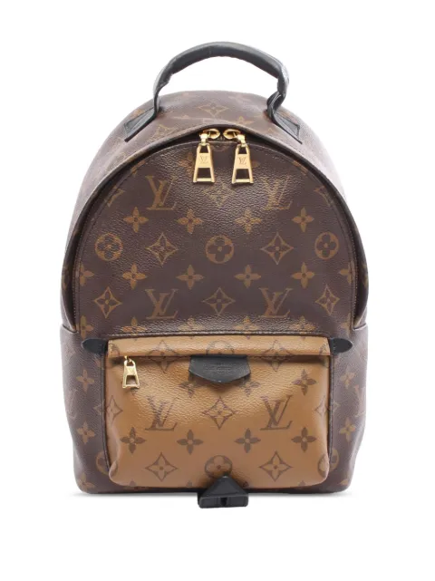 Louis Vuitton Pre-Owned 2019 Monogram Palm Springs PM backpack Brown 5MTHZ14TKC604875