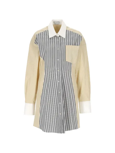 Stella McCartney striped shirt dress Yellow 6A06333HJ1087051