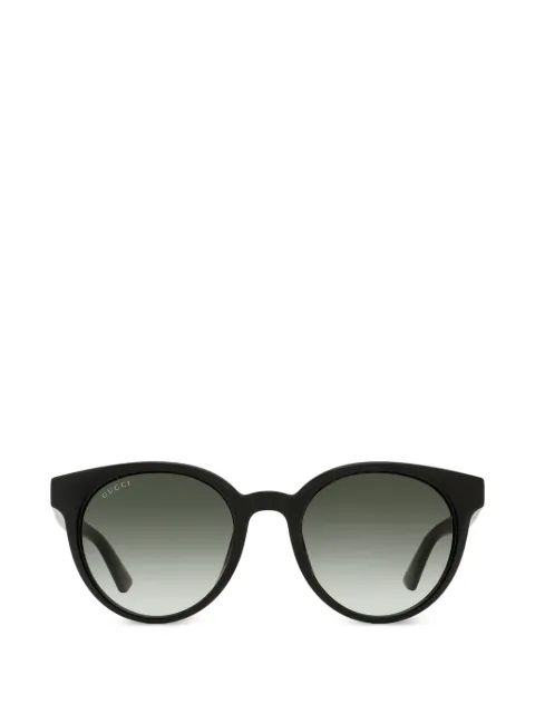 Gucci Eyewear 638 oval-frame sunglasses Black 30008630001