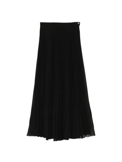 Isabel Sanchis pleated maxi skirt Black 39BAONZA
