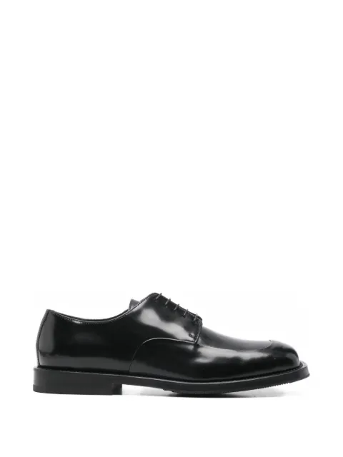 Moschino lace-up leather derby shoes Black MB10403M0OGB0000