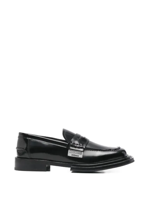 Moschino penny leather loafers Black MB10473M0OGB0000