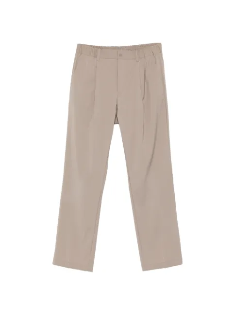 Herno elasticated pleated trousers Neutrals PT000183U33484
