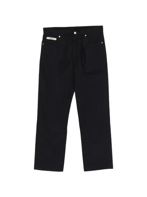 Moschino logo-detail trousers Blue A03480218