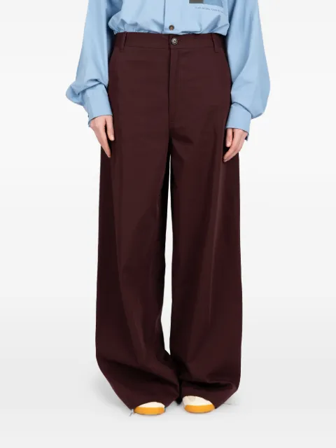 Société Anonyme wide leg trousers Purple 2KSA18U98CN100