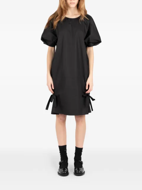 Société Anonyme Osaka puffed.-sleeve midi dress Black OSAKASA18W98CN100