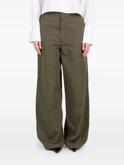 Société Anonyme zip pocket trousers Green 2KSA18U98CN100
