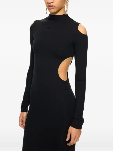 Off-White Sleek Meteor midi dress Black 2DB56JS26JER001W009