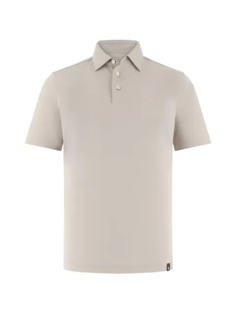 Boggi Milano short-sleeve polo shirt Neutrals BO26P074304