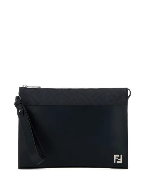 FENDI FF Squared clutch bag Black 7VA491AV83