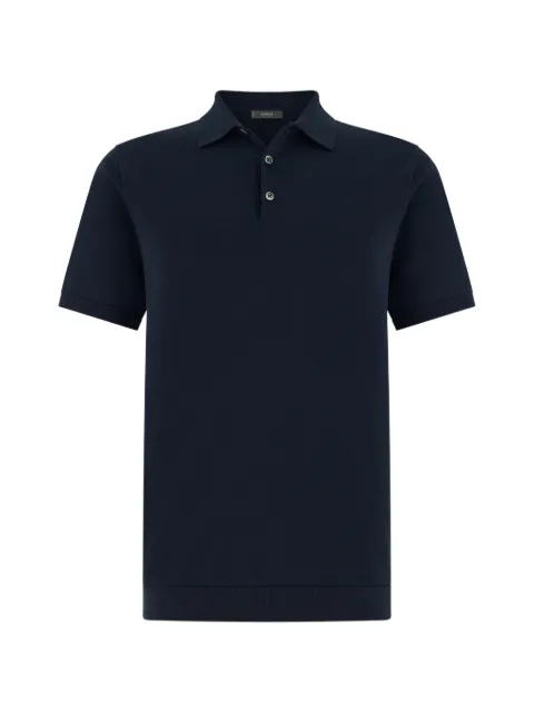 Boggi Milano branded-button polo shirt Blue BO26P073201
