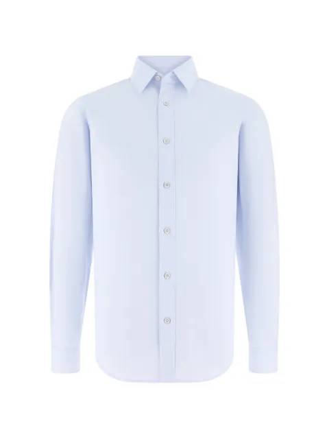Boggi Milano closed-collar shirt Blue BO26P071202