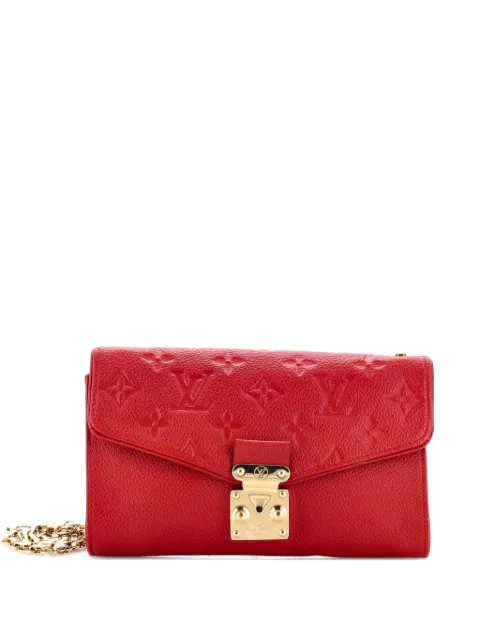 Louis Vuitton Pre-Owned Saint Germain Pochette Monogram Empreinte Leather shoulder bag Red CXK4JNK2AMSO16EG