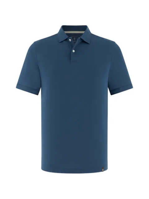 Boggi Milano buttoned polo shirt Blue BO26P057003