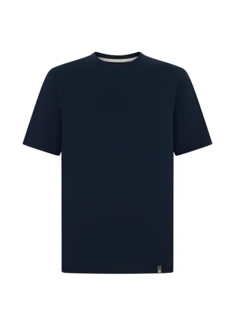Boggi Milano appliqué T-shirt Blue BO26P056402