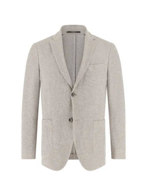 Boggi Milano textured patch-pocket blazer Neutrals BO26P052501