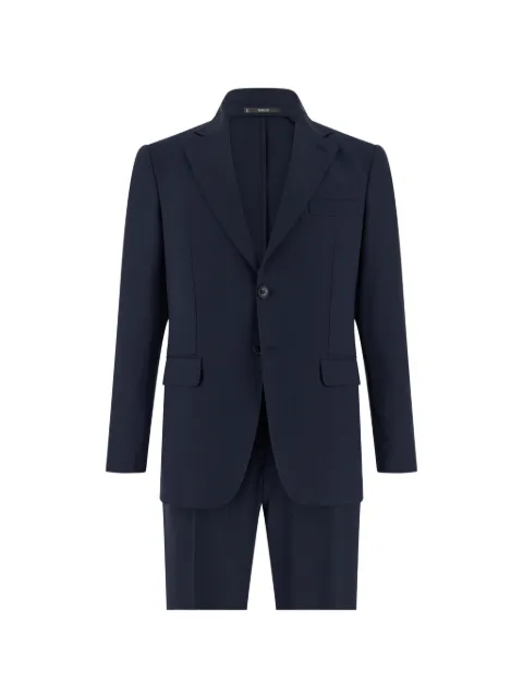 Boggi Milano flap-pocket suit Blue BO26P031901