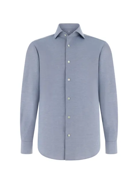 Boggi Milano jersey shirt Blue BO26P019601