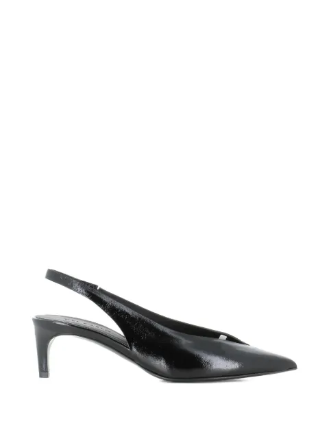 Del Carlo slingback pointed-toe pumps Black 12103