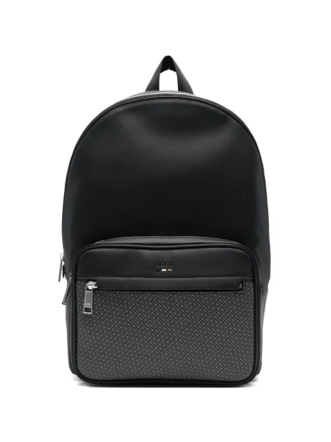 BOSS logo-detail backpack Black 50558195