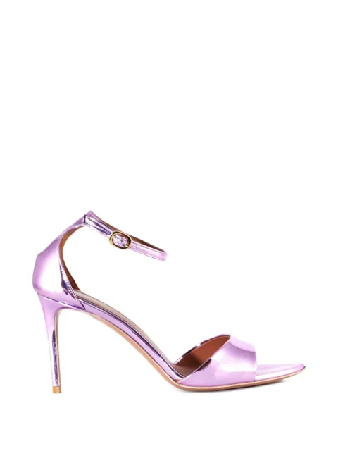 Castagna Aida metallic heeled sandals Pink AIDA80SPECCHIO